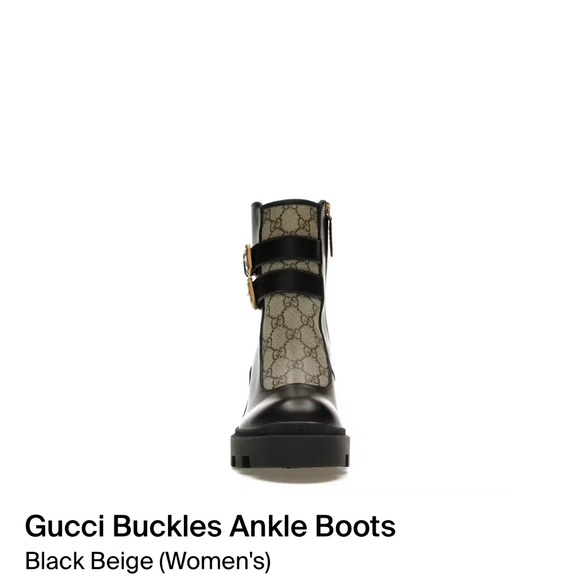 Gucci Authentic brand new - Buckles Anckle Boots comes with 2 Dust Bags and Box - Picture 1 of 4
